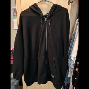 Eddie Bauer black, zip up hoodie, 3X